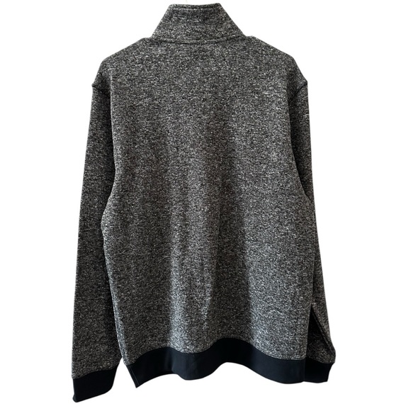 Men’s SONOMA Gray Black Long Sleeve Fleece Sweater Jacket, Size Large Tall. New! - Picture 11 of 12
